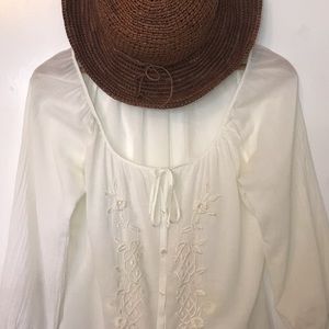 Pretty Boho Cotton Blouse